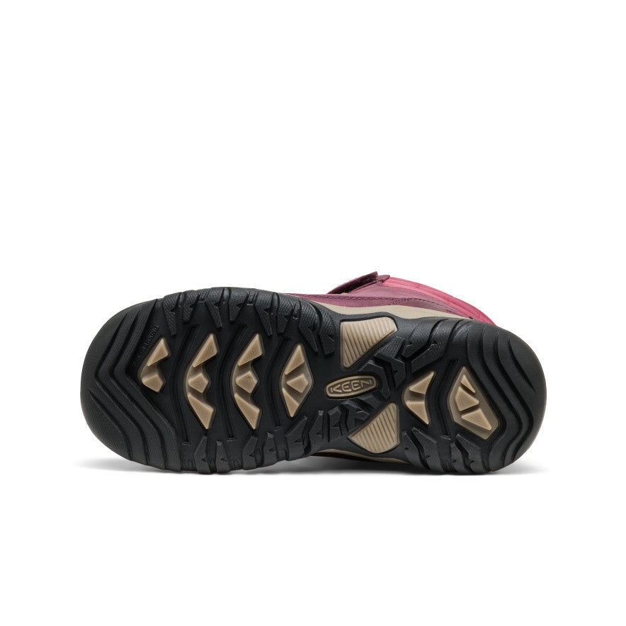 Keen Big Kids' Kanibou Waterproof Winter Boot | Fig/Pink Lemonade