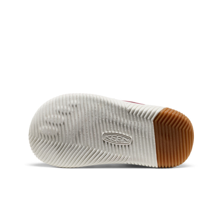 Keen Little Kids' KNX Leather Sneaker | Fig/Star White