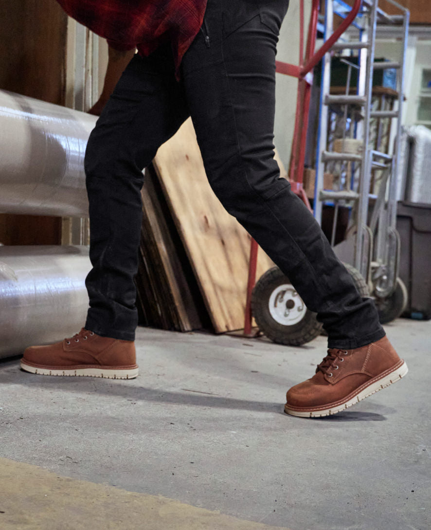 Keen Women's San Jose 6" Boot (Soft Toe) | Gingerbread/Off White