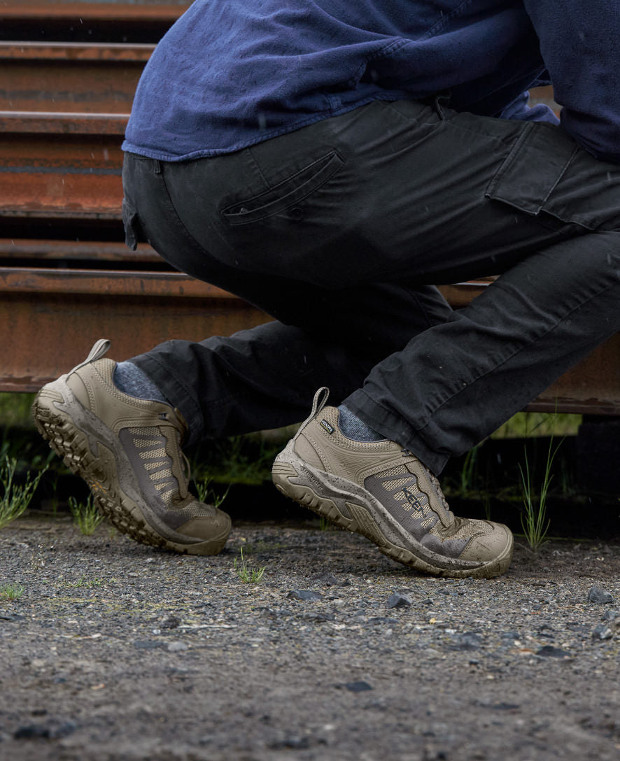 Keen Men's Reno Waterproof (Carbon Toe) | Brindle/Morel