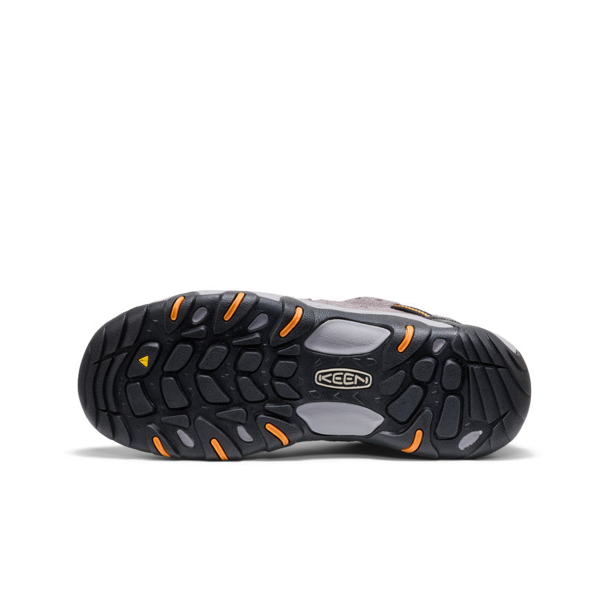Keen Men's Headout Waterproof Hiking Shoe | Steel Grey/Orange Pepper