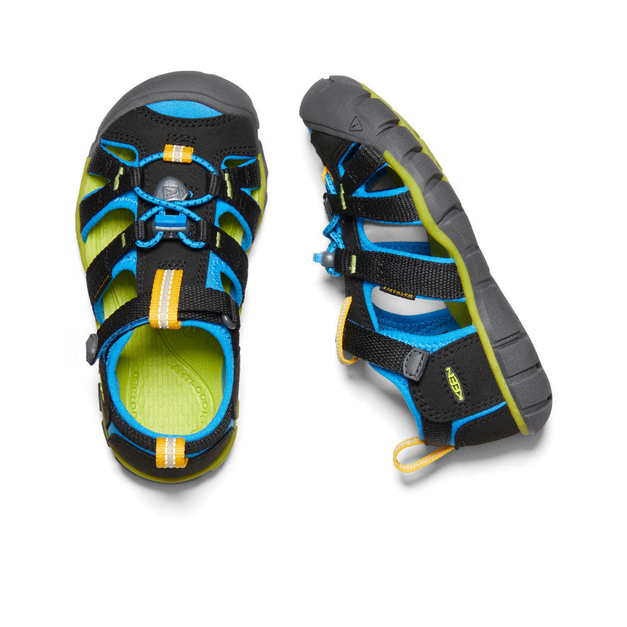 Keen Little Kids' Seacamp II CNX | Black/Brilliant Blue