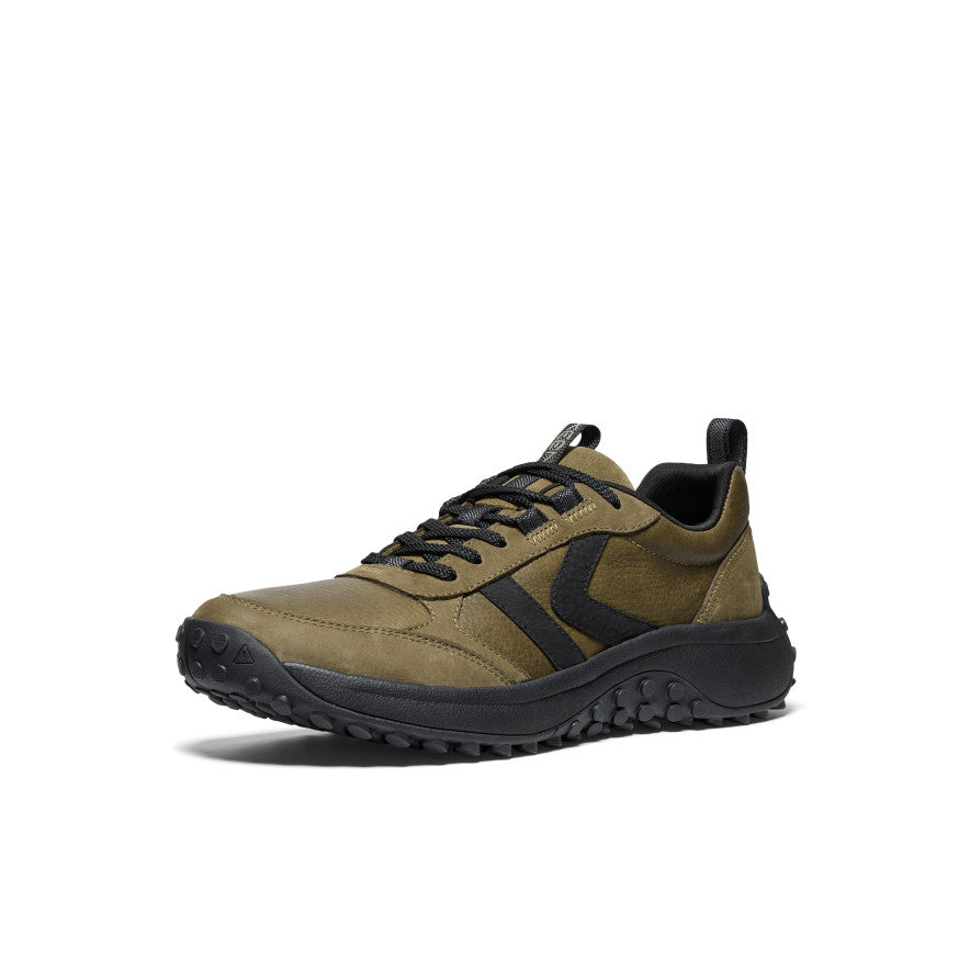 Keen Men's KS86 Leather Sneaker | Dark Olive/Black