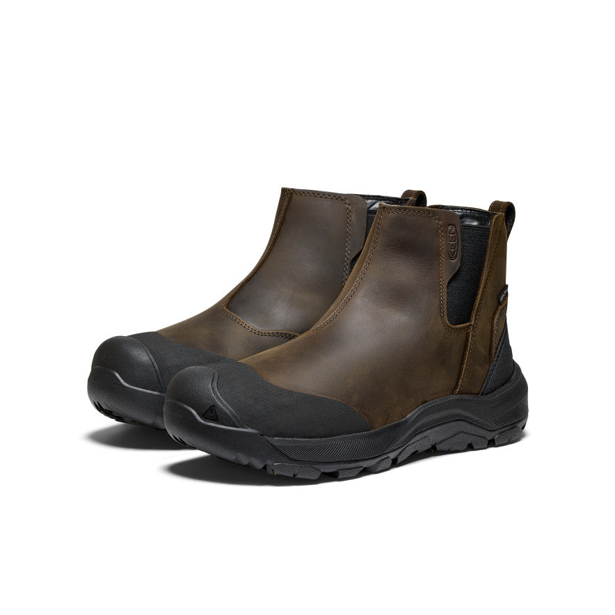 Keen Men's Revel IV Waterproof Chelsea | Canteen/Black
