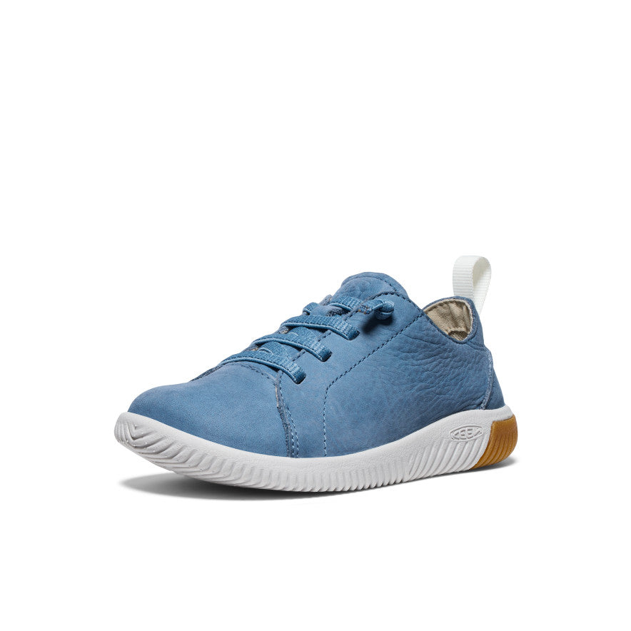 Keen Little Kids' KNX Leather Sneaker | Coronet Blue/Vapor