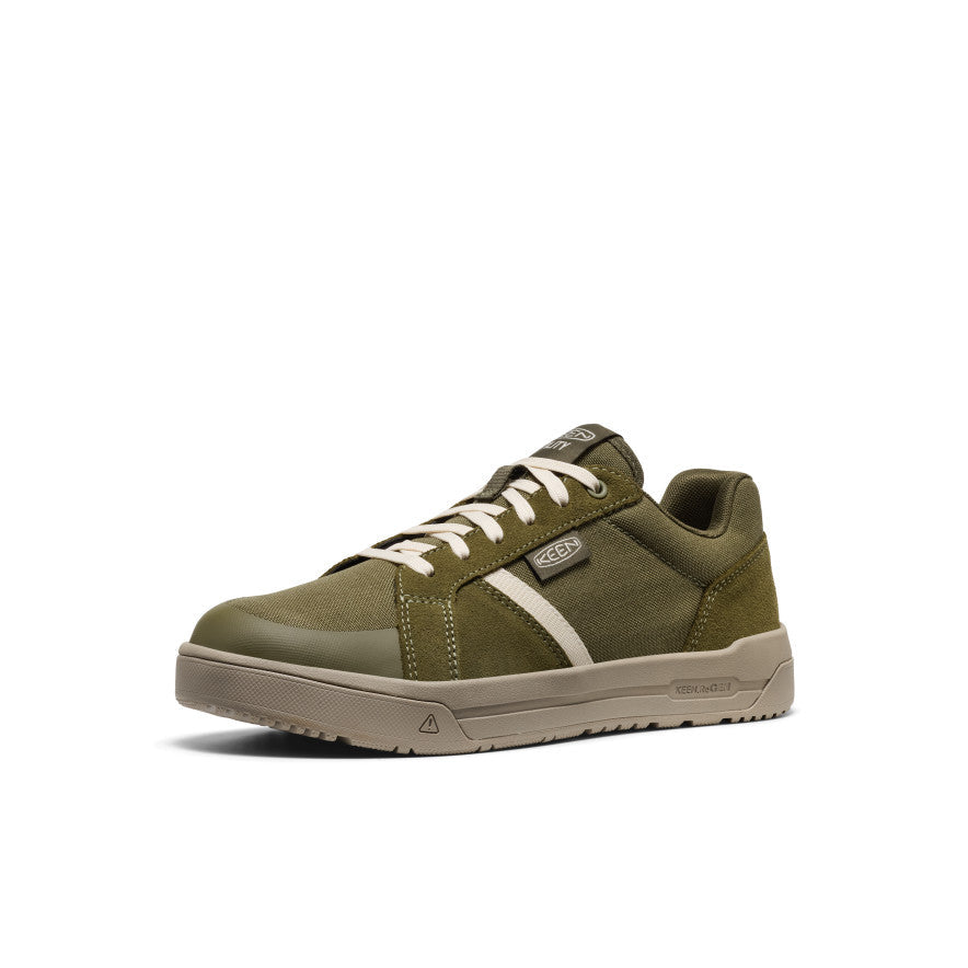 Keen Men's Kenton Work Shoe (Soft Toe) | Winter Moss/Birch