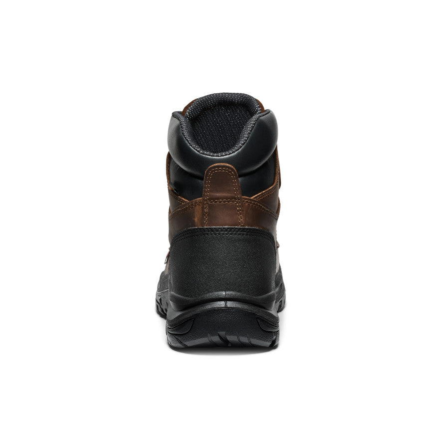Keen Men's Mt Vernon II 6" Waterproof Boot (Steel Toe) | Dark Earth/Black