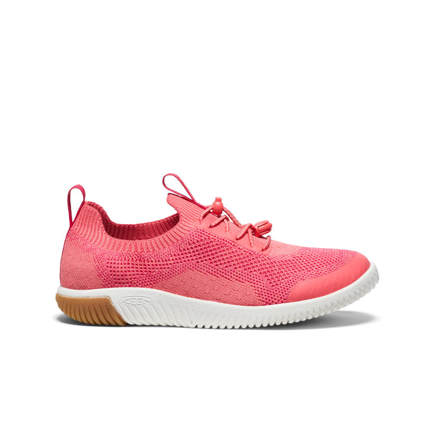 Keen Big Kids' KNX Knit Sneaker | Dubarry/Star White