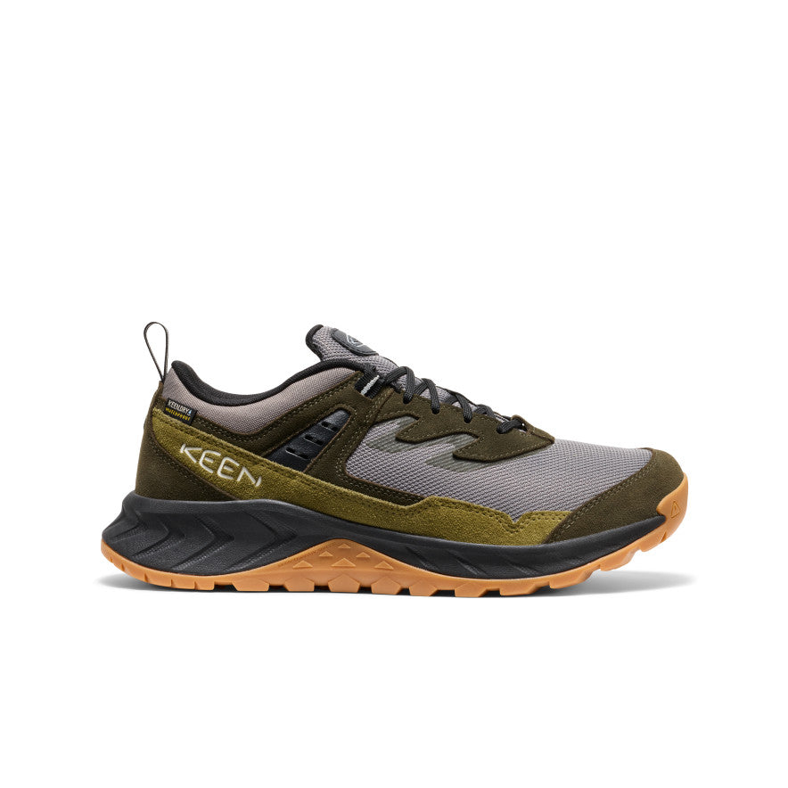 Keen Men's Hightrail Waterproof Hiking Shoe | Steel Grey/Forest Night