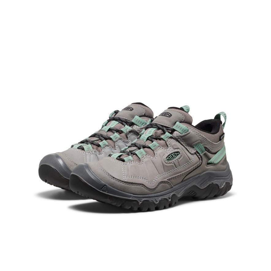 Keen Women's Targhee IV Waterproof Hiking Shoe | Alloy/Granite Green