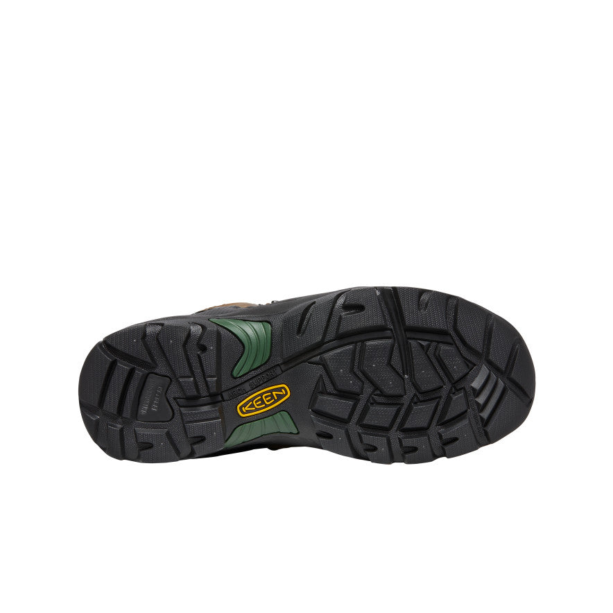Keen Men's Pittsburgh Energy 6" Waterproof Boot (Soft Toe) | Cascade Brown/Greener Pastures
