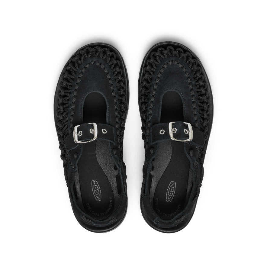 Keen All Gender UNEEK PLT Mary Jane Sneaker | Black/Black