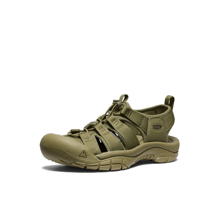 Keen Men's Newport H2 Sandal | Monochrome/Olive Drab