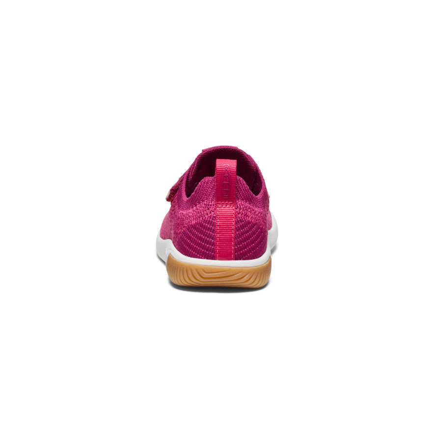 Keen Little Kids' KNX Knit Double Strap | Beaujolais/Raspberry