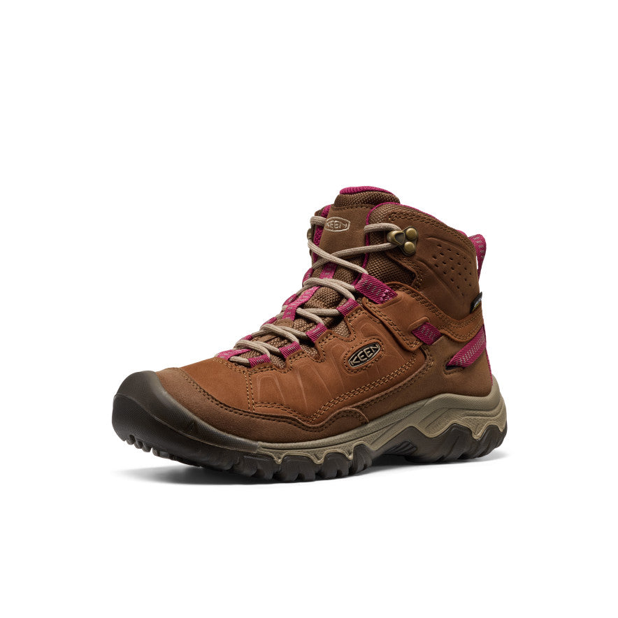 Keen Women's Targhee IV Waterproof Hiking Boot | Bison/Beaujolais