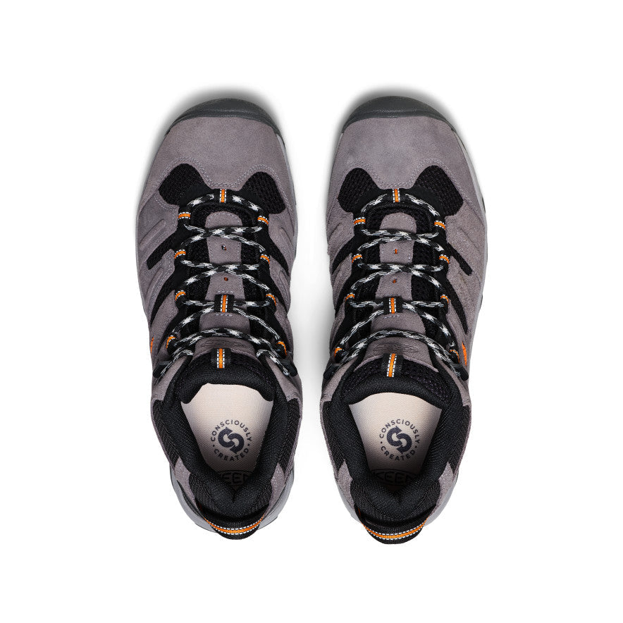 Keen Men's Headout Waterproof Hiking Boot | Magnet/Orange Pepper