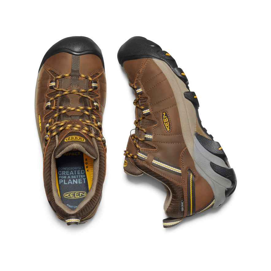 Keen Men's Targhee II Waterproof | Cascade Brown/Golden Yellow