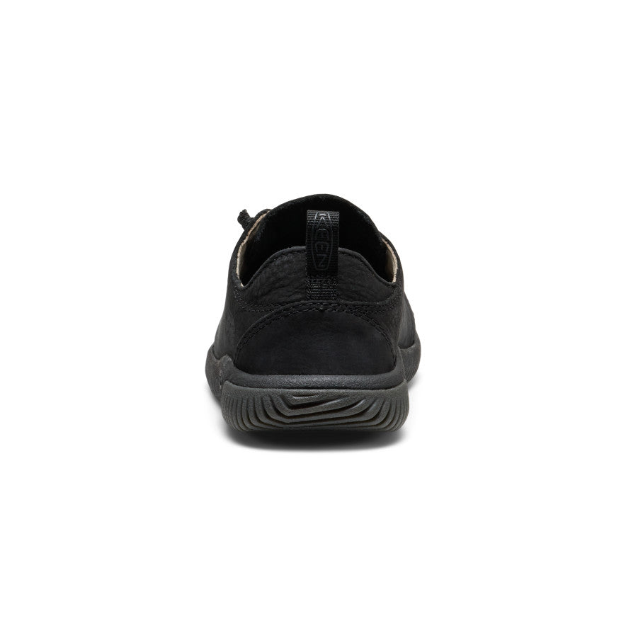 Keen Big Kids' KNX Leather Sneaker | Triple Black