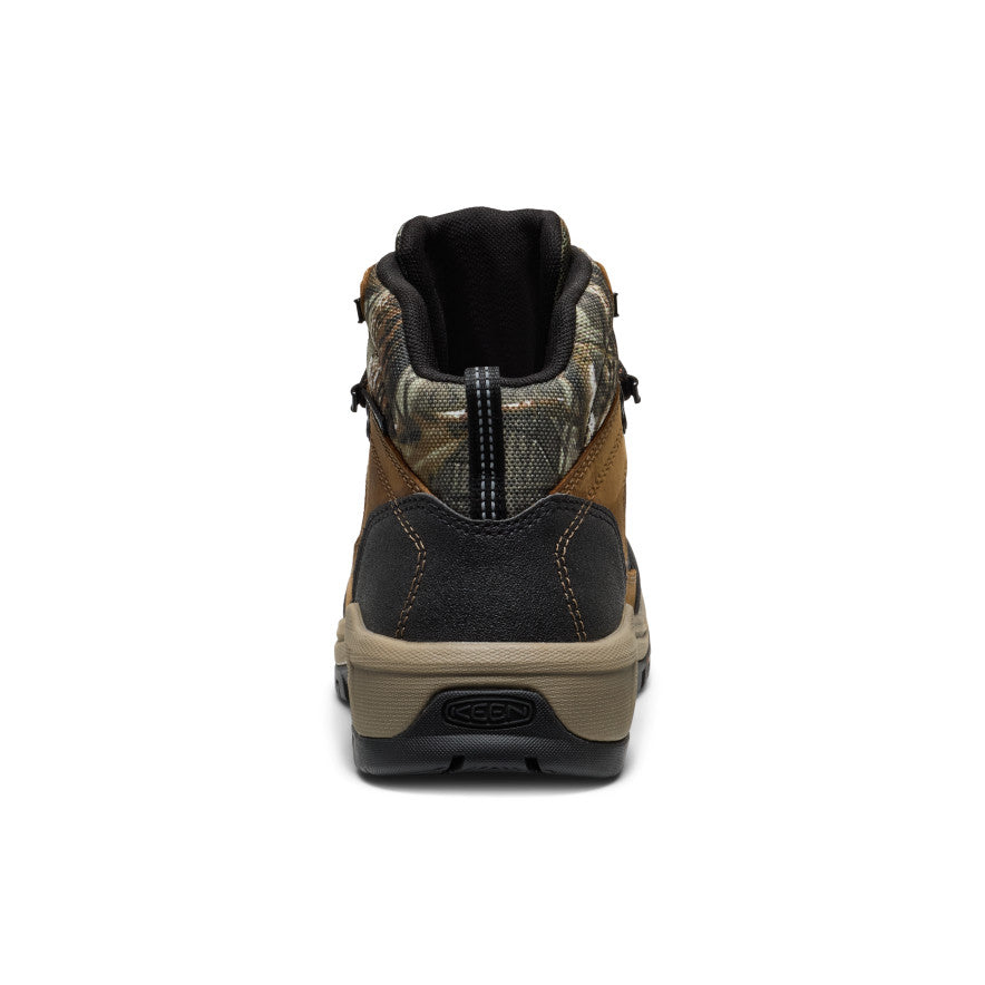 Keen Women's Skokie Waterproof Work Boot (Soft Toe) | Camo/Black