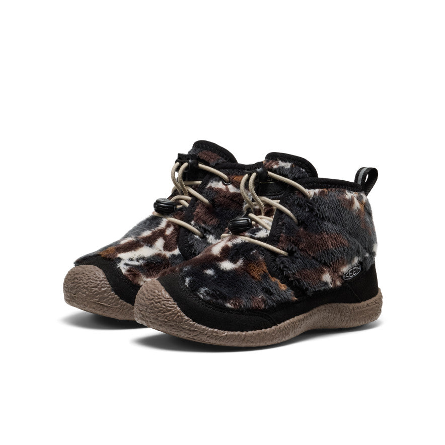 Keen Little Kids' Howser II Waterproof Chukka | Black/Star White