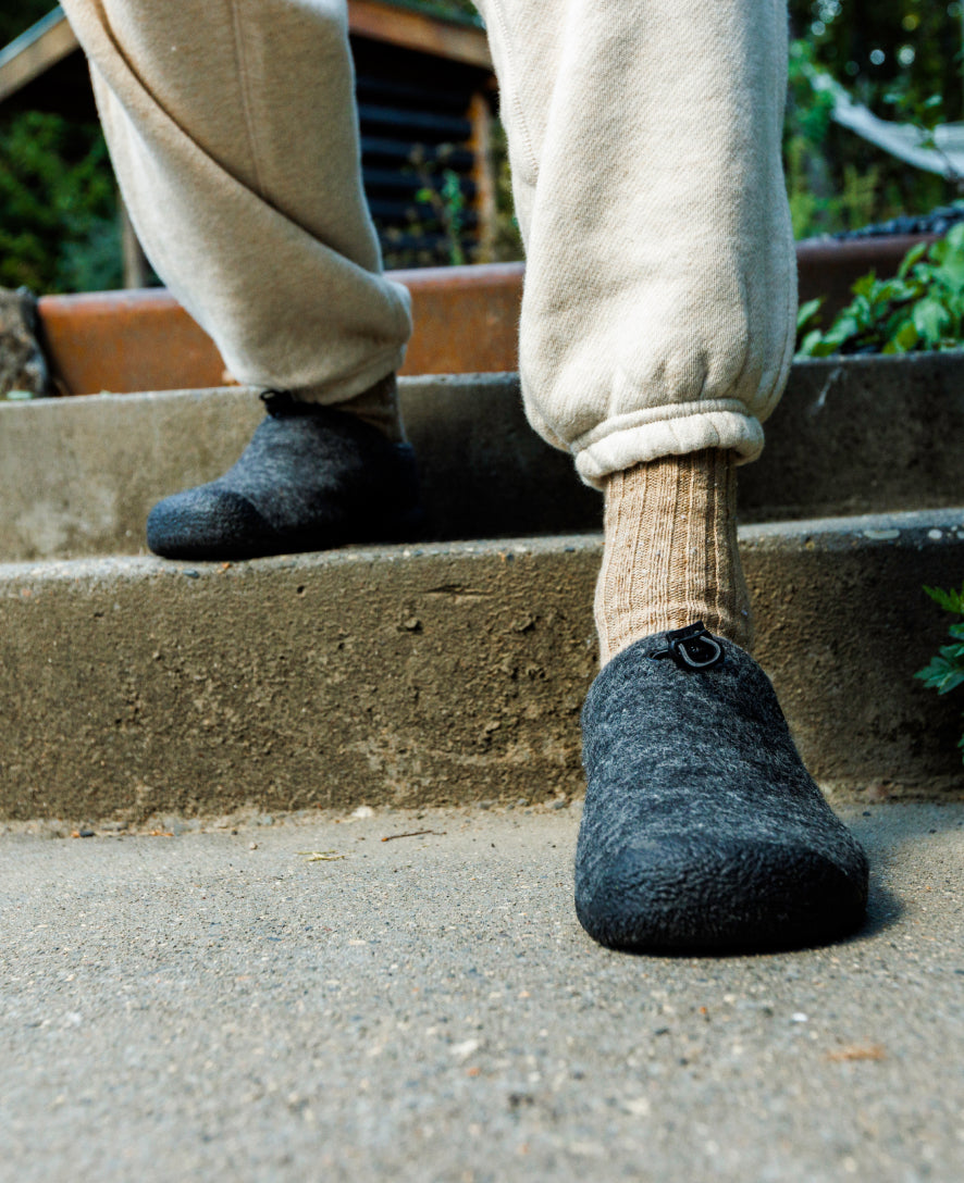 Keen Men's Howser III Slide | Charcoal Grey Felt/Black