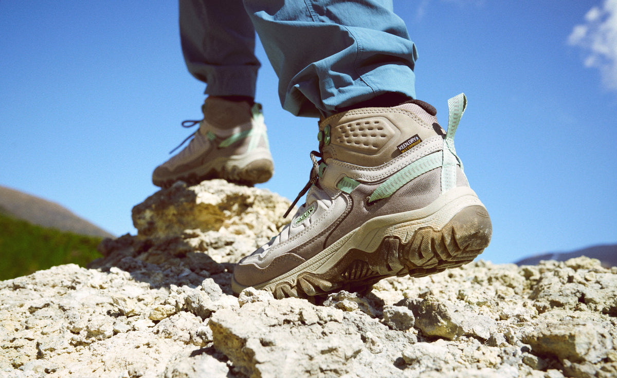 Keen Women's Targhee IV Waterproof Hiking Boot | Alloy/Granite Green