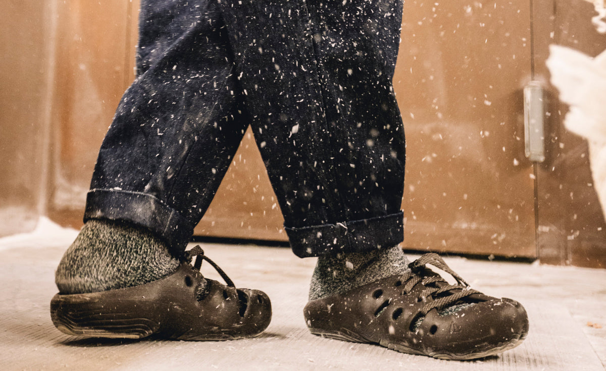 Keen All Gender Yogeez Clog X Pilgrim Surf + Supply | Chocolate Brown/Whisper White