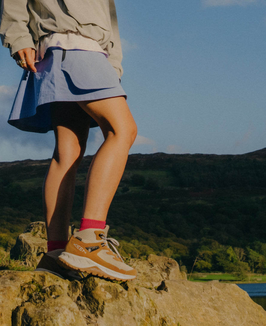 Keen Women's Hightrail Waterproof Hiking Boot | Safari/Chipmunk