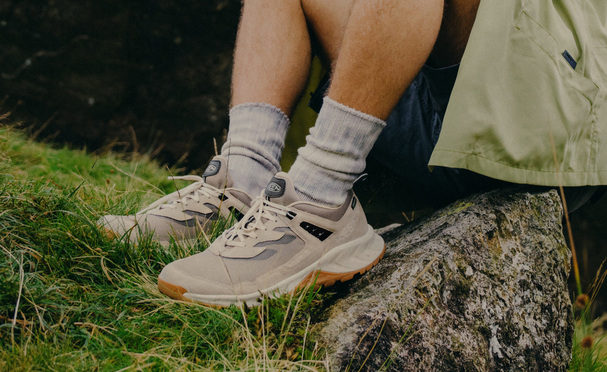 Keen Men's Hightrail Waterproof Hiking Shoe | Brindle/Birch