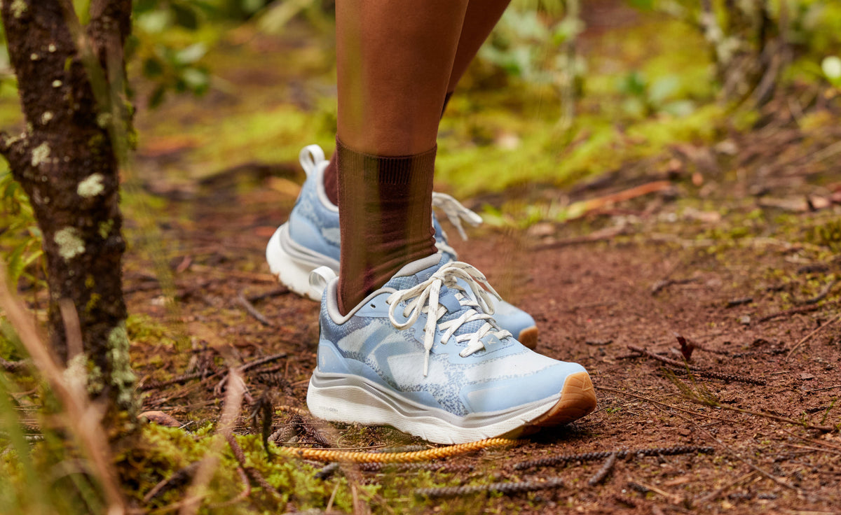 Keen Women's Leiki Waterproof Hiking Shoe | Skyway/Star White