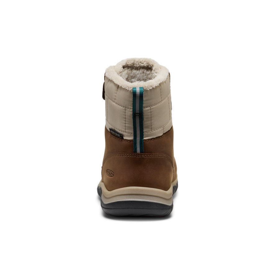 Keen Little Kids' Kanibou Waterproof Winter Boot | Dark Earth/Roasted Pecan