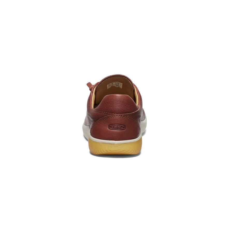 Keen Women's KNX Leather Sneaker | Tortoise Shell/Plaza Taupe