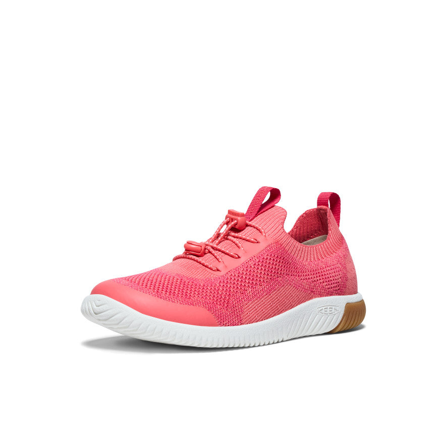 Keen Big Kids' KNX Knit Sneaker | Dubarry/Star White