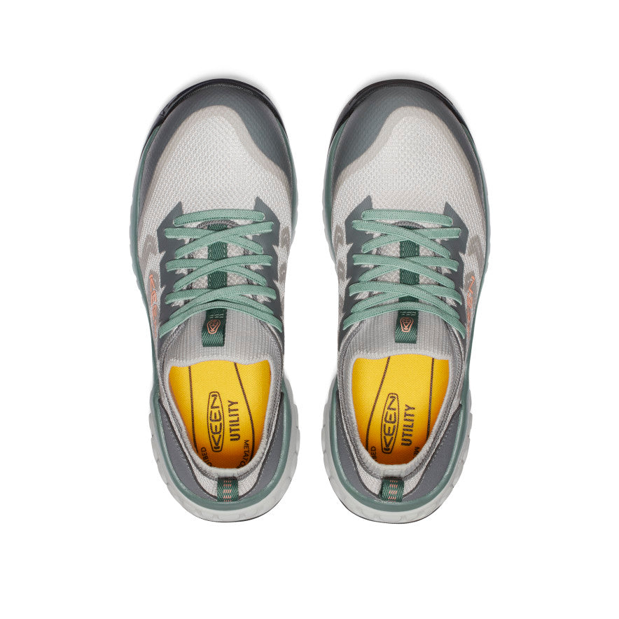 Keen Women's Arvada Shift Work Sneaker (Carbon Toe) | Steel Grey/Granite Green