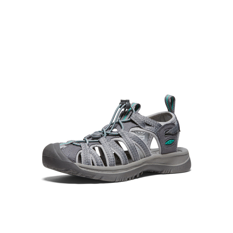 Keen Women's Whisper | Medium Grey/Peacock Green