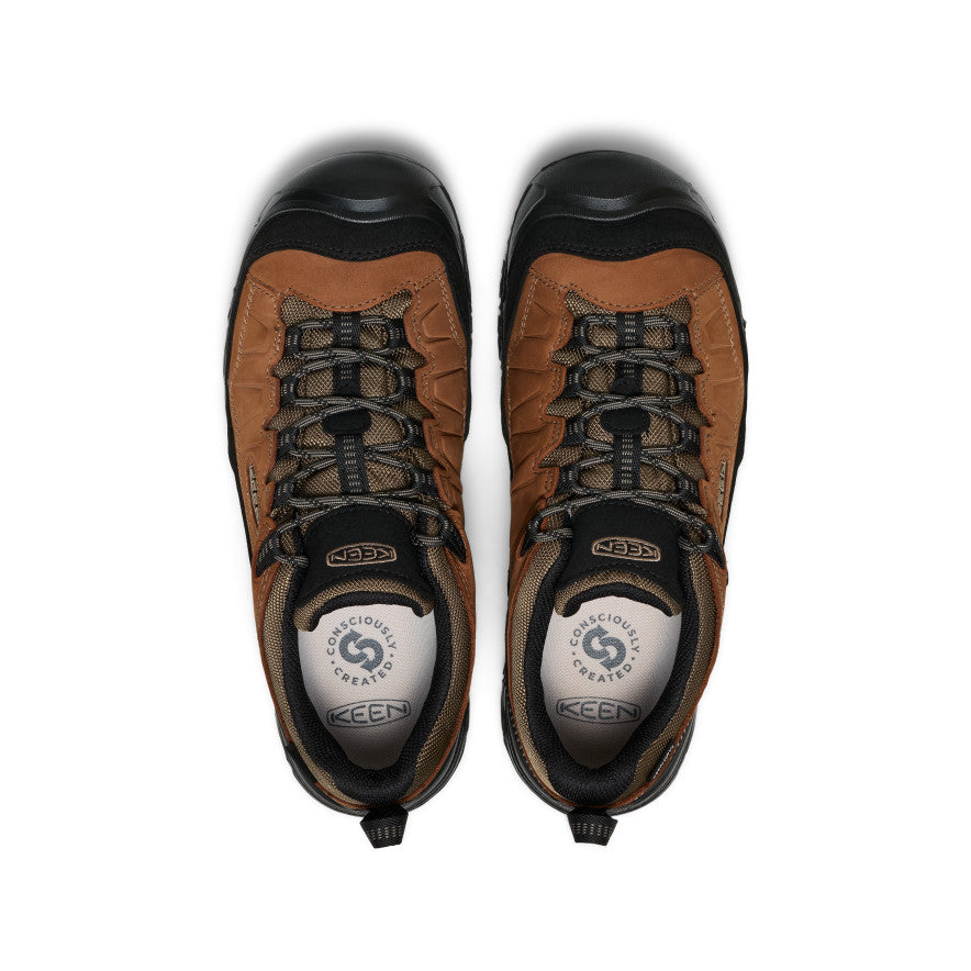Keen Men's Targhee IV Waterproof Hiking Shoe | Bison/Black