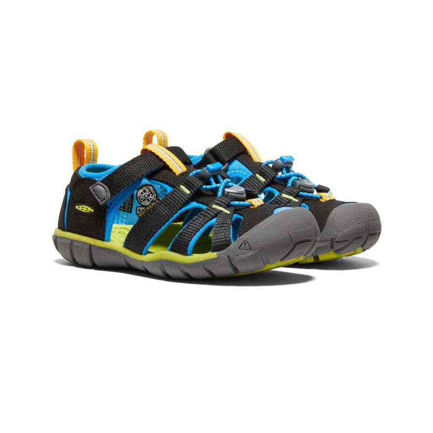 Keen Little Kids' Seacamp II CNX | Black/Brilliant Blue