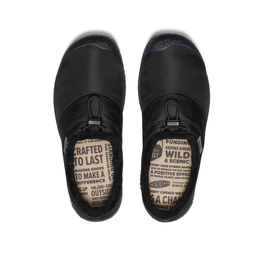 Keen Women's Howser III Slide | Black Smooth Nylon