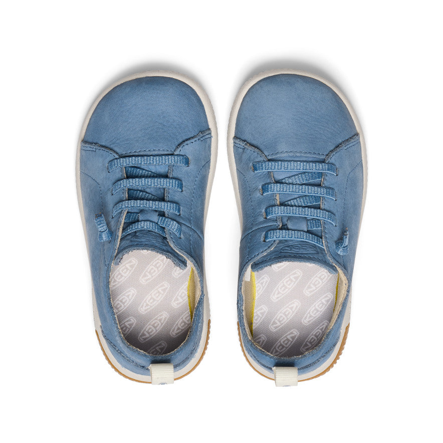 Keen Little Kids' KNX Leather Sneaker | Coronet Blue/Vapor