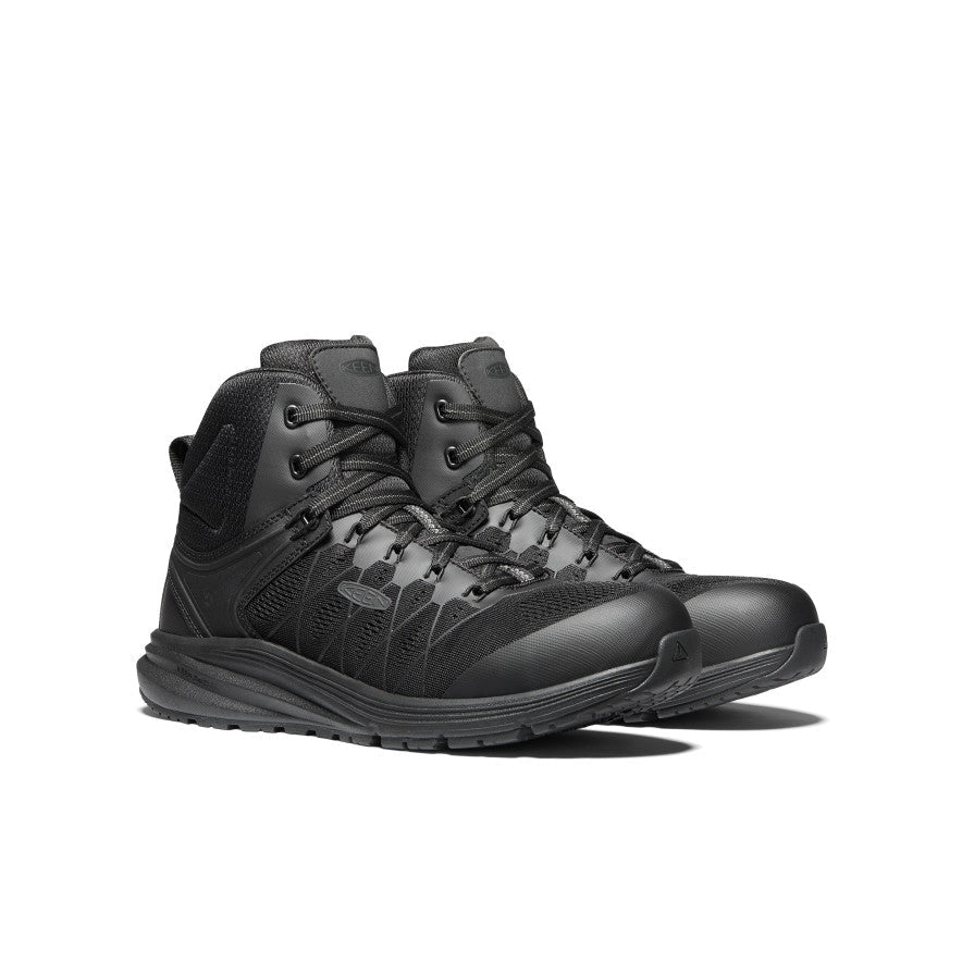 Keen Men's Vista Energy Mid (Carbon Toe) | Black/Raven