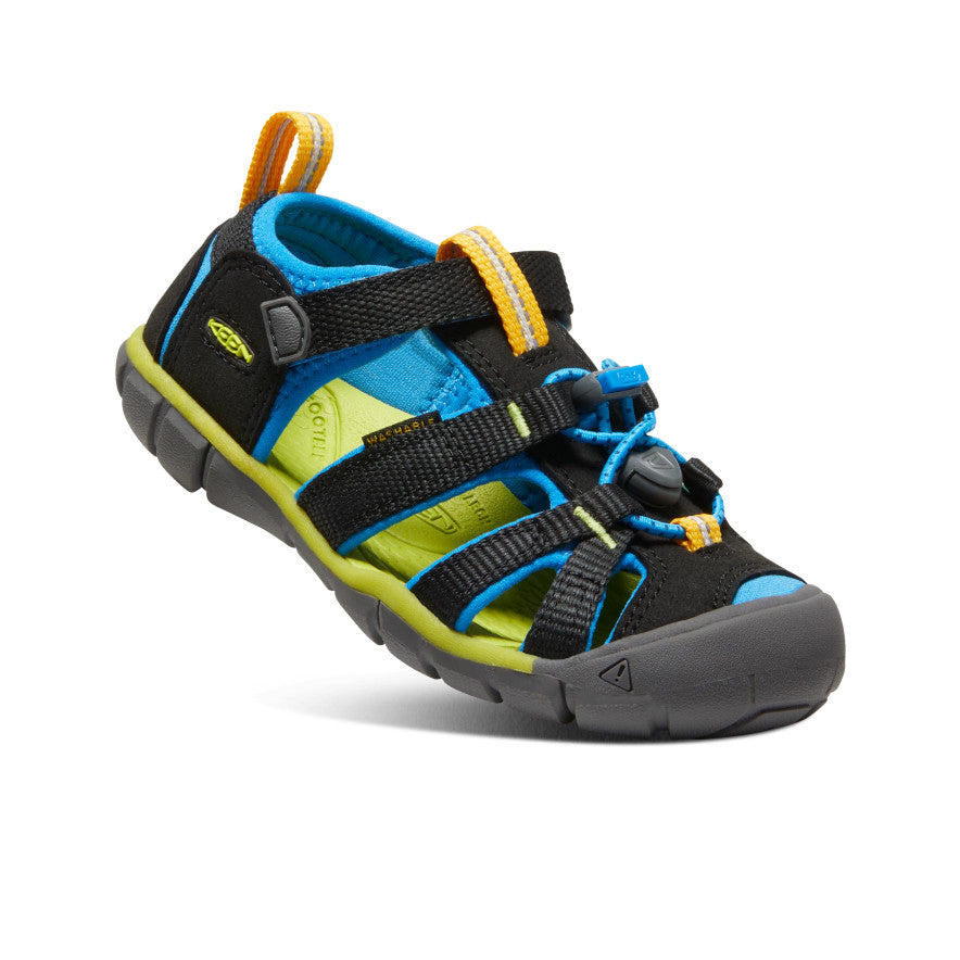 Keen Little Kids' Seacamp II CNX | Black/Brilliant Blue