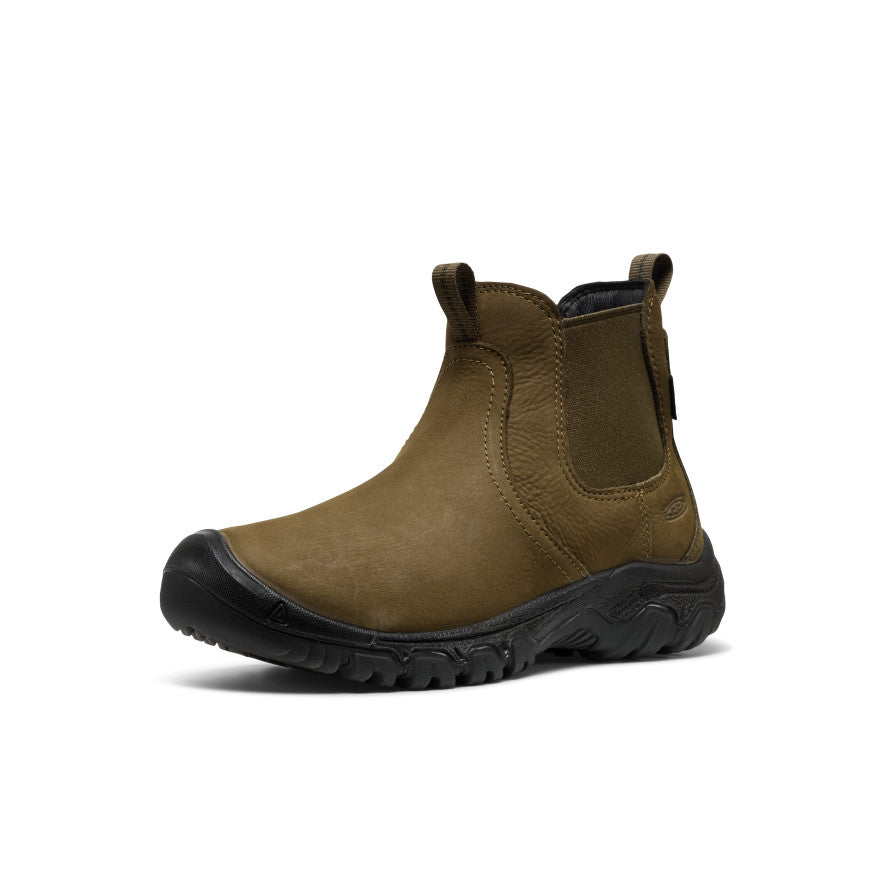 Keen Women's Greta II Waterproof Chelsea | Dark Olive/Black