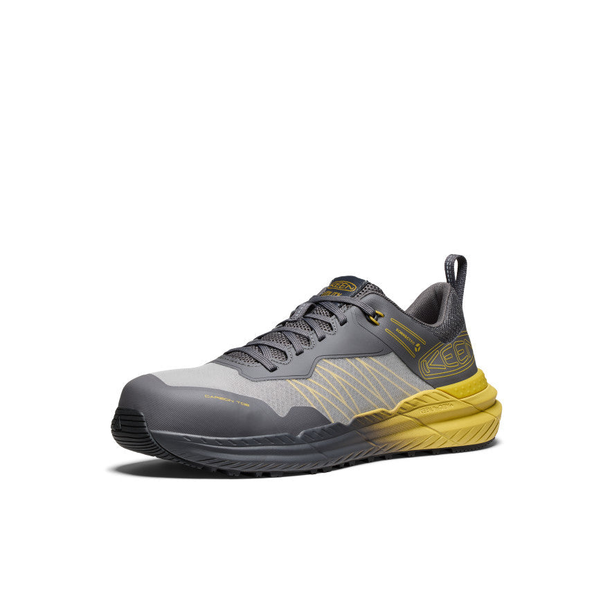 Keen Men's Speedworks Work Sneaker (Carbon Toe) | Magnet/Black