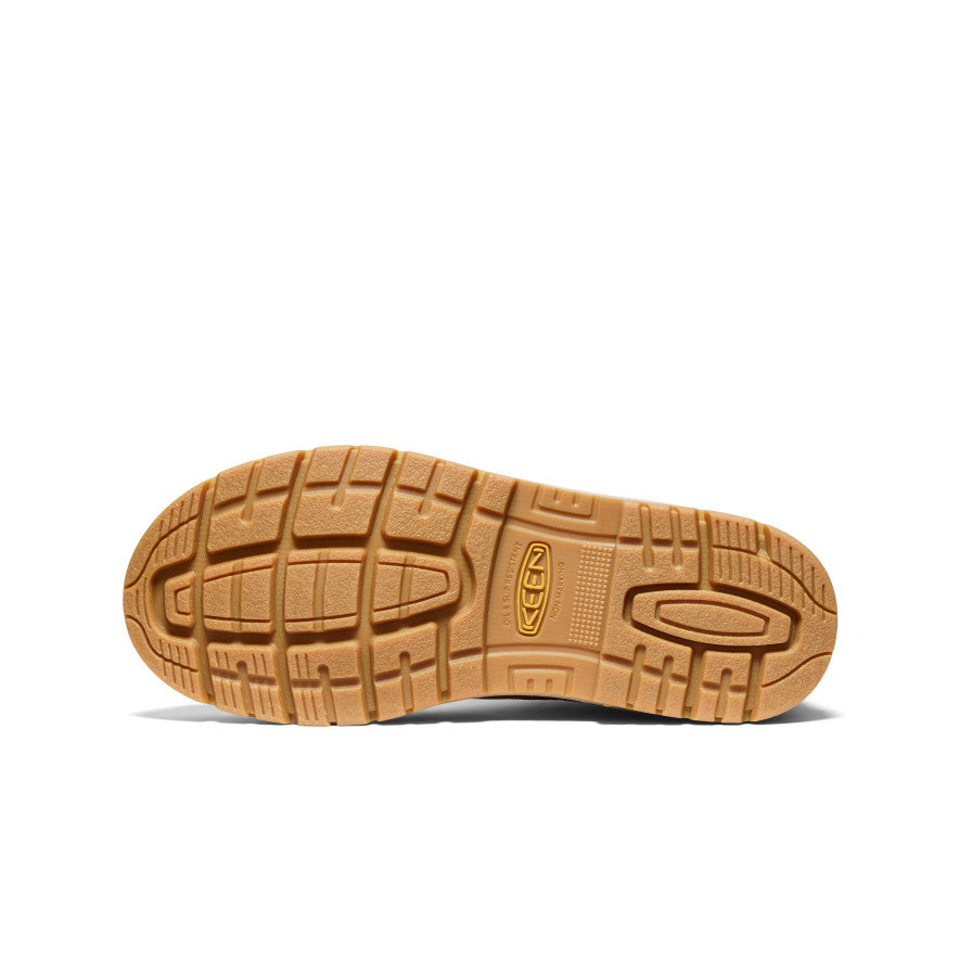Keen Men's San Jose 6" Waterproof 90° Heel Boot (Soft Toe) | Bistre/Gum