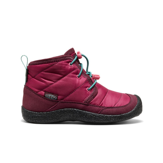 Keen Big Kids' Howser II Waterproof Chukka | Beaujolais/Pool Blue