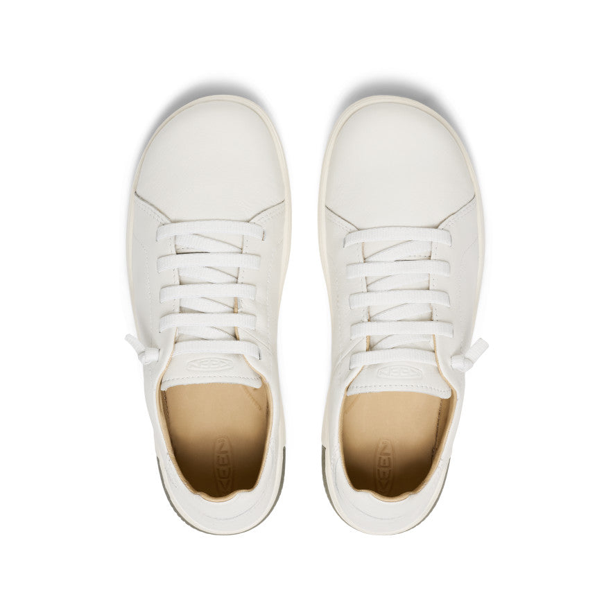 Keen Men's KNX Leather Sneaker | Star White/Star White