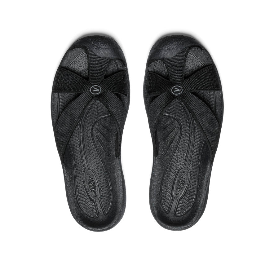 Keen Women's Bali Slide Sandal | Black/Steel Grey