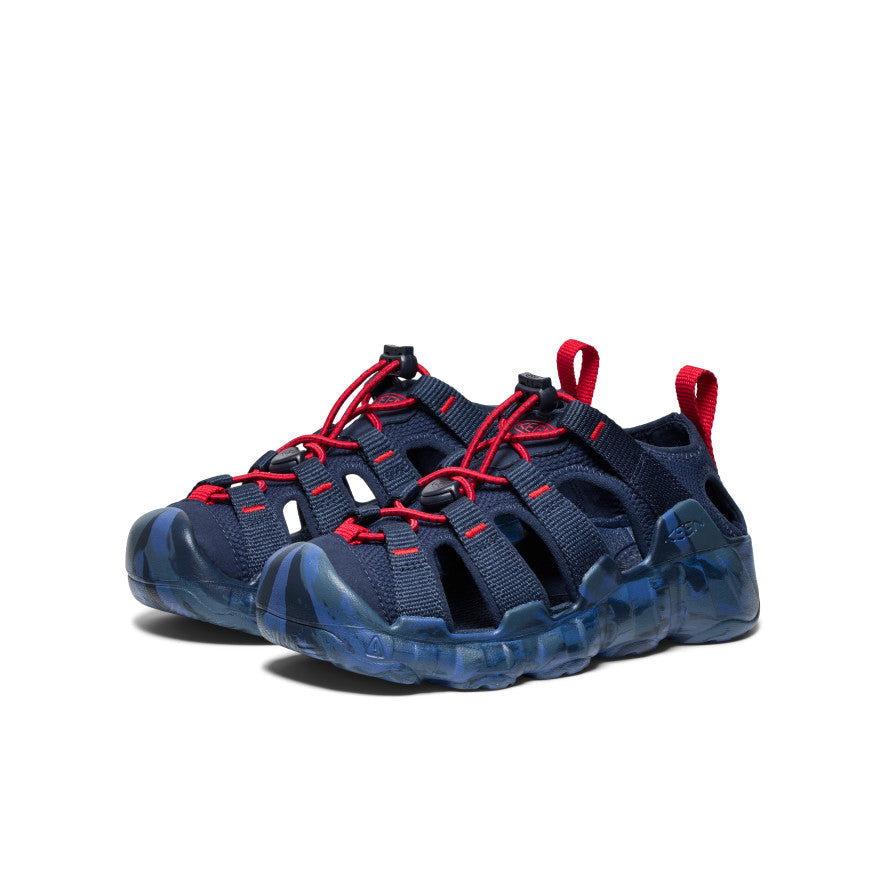 Keen Big Kids' Hyperport H2 Sandal | Naval Academy/Red Carpet