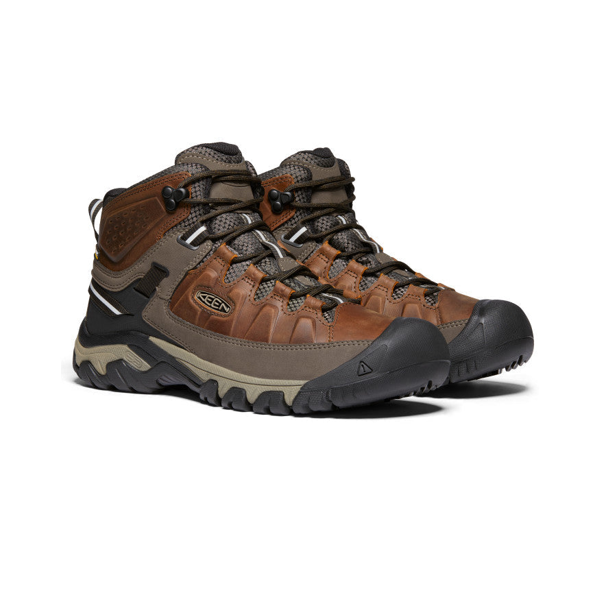 Keen Men's Targhee III Waterproof Mid | Chestnut/Mulch