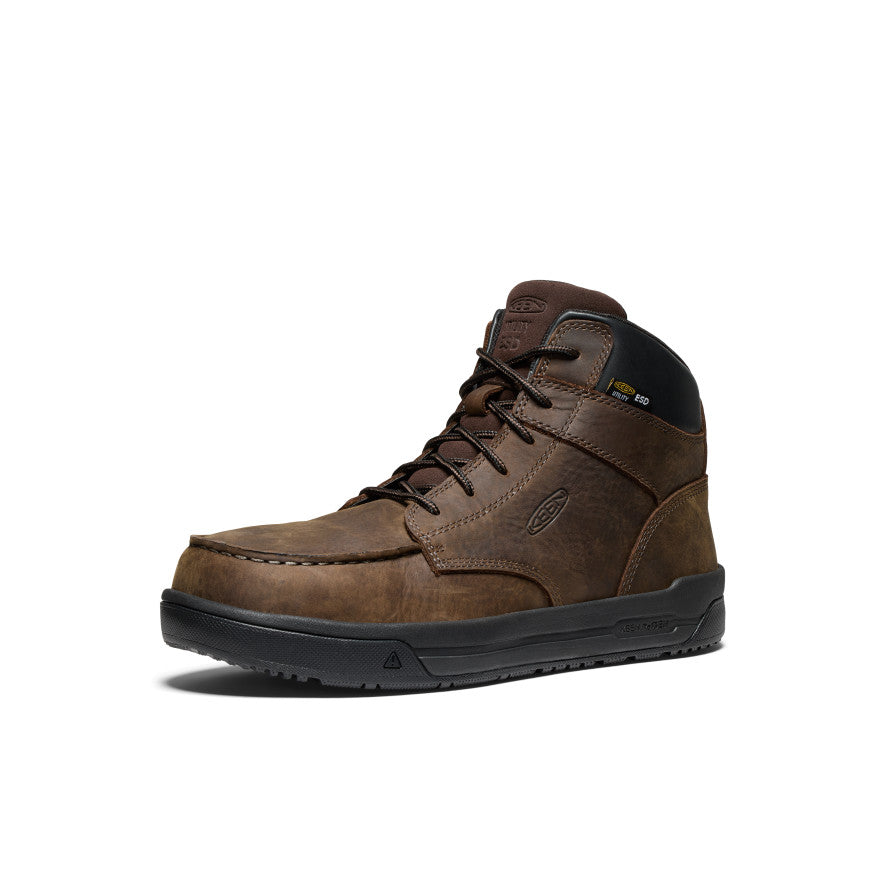 Keen Men's Gibson ESD Boot (Carbon Toe) | Cascade Brown/Black